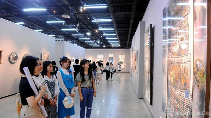 广西艺术学院台籍教师林洪钱首次在桂举办个人画展